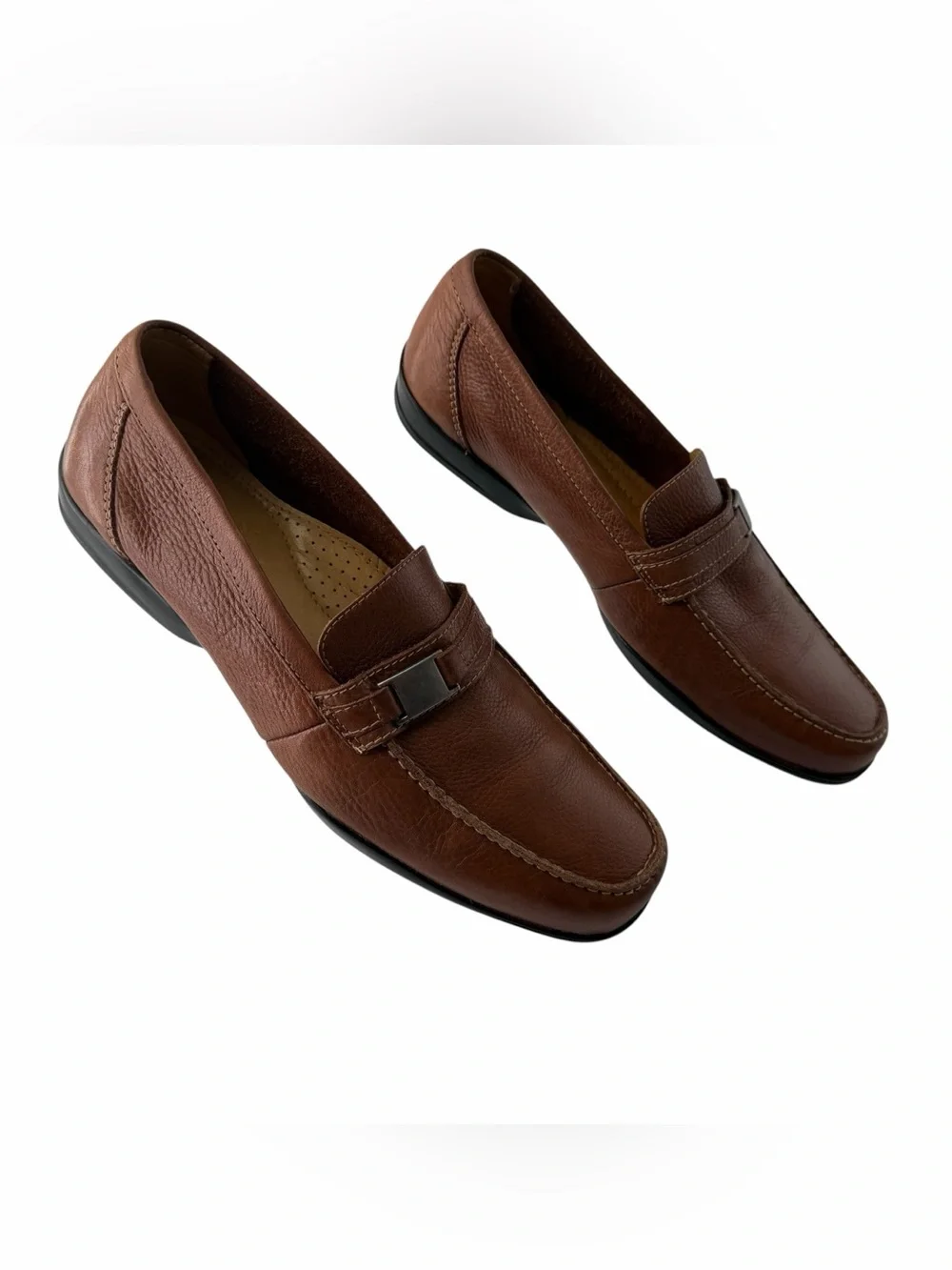 Sandro Men’s Moscoloni Leather Slip-On Classic Old Money Preppy Loafers Size 9